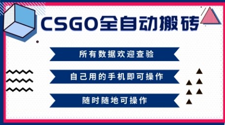CSGO全自动搬砖,年底钱回家好项目,当天可拿到结果,新手小白轻松月入1W+【揭秘】