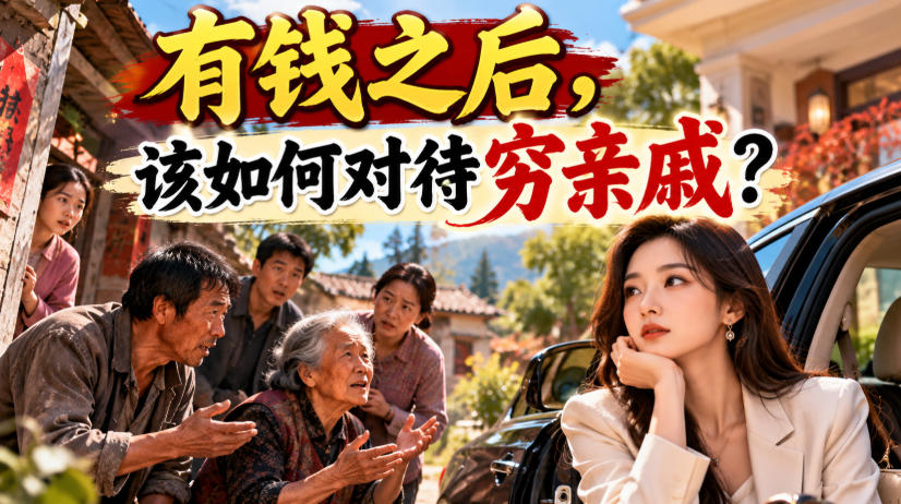某公众号付费文章:有钱之后,该如何对待穷亲戚?-站长V课