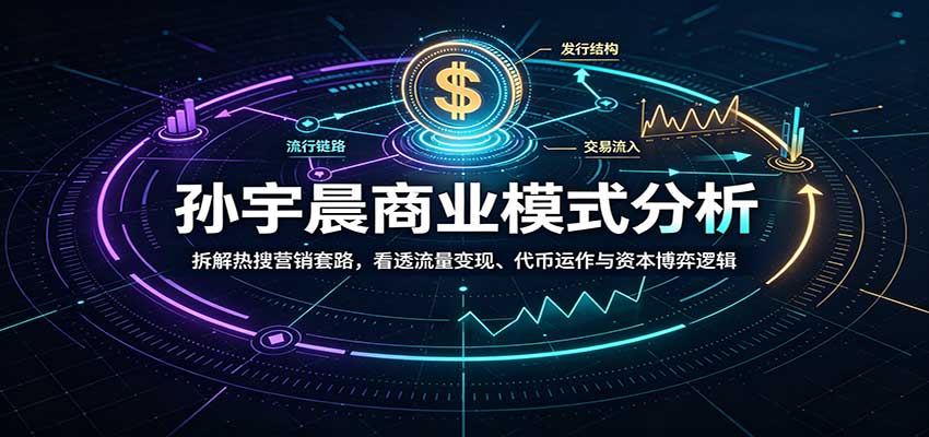 孙宇晨商业模式分析：拆解热搜营销套路，看透流量变现、代币运作与资本博弈逻辑-站长V课