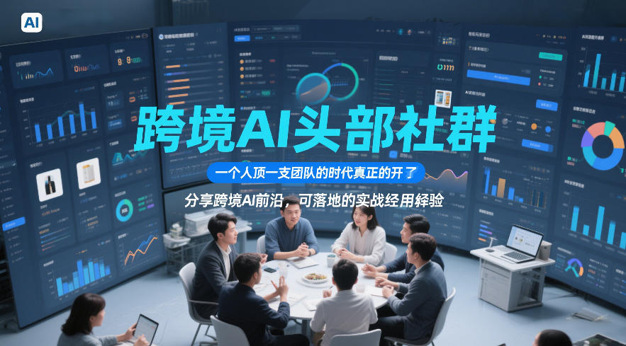 跨境AI头部社群,一个人顶一支团队的时代真正的开始了,分享跨境AI前沿,可落地的实战经验(更新09月11日)-站长V课
