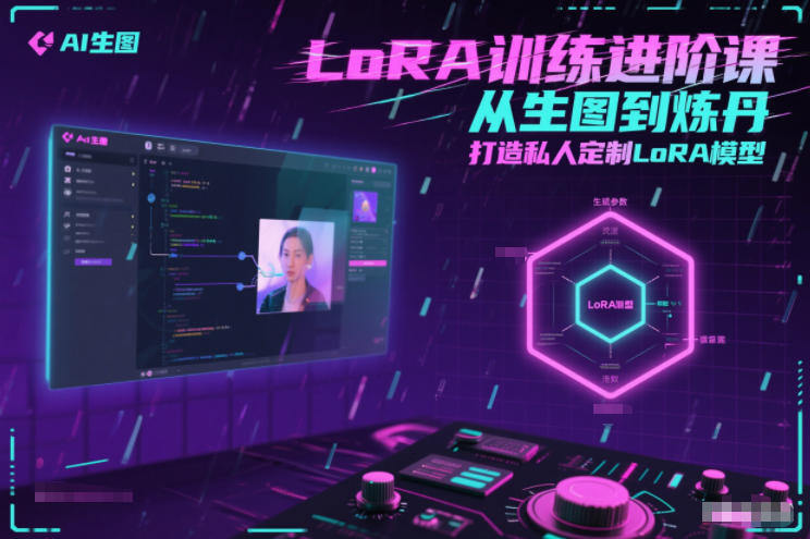 LoRA训练进阶课,从生图到炼丹,打造私人定制LoRA模型-站长V课